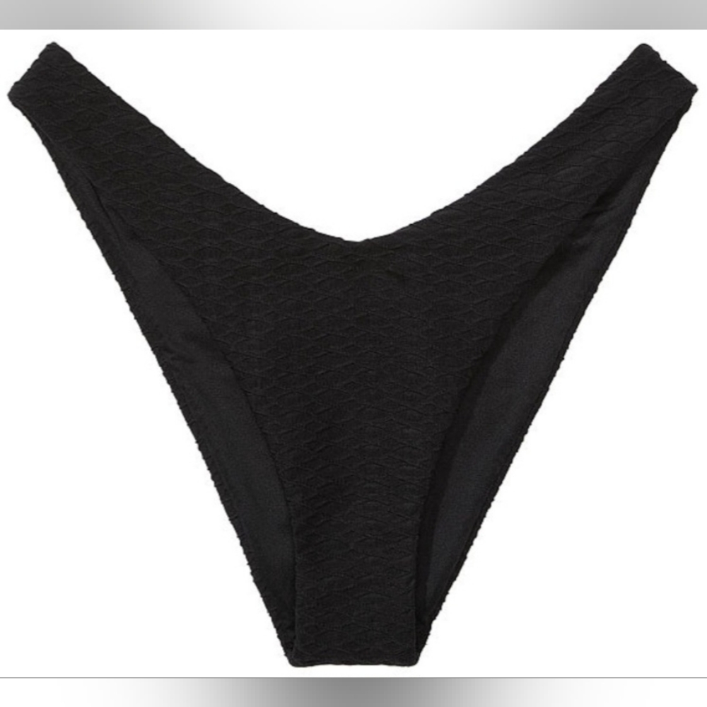32B/XS VS Swim Full Coverage Bikini Top Brazilian Bikini Set Black - Picture 9 of 10